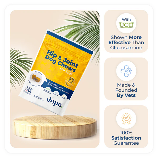 Jope Hip & Joint Dog Chews - 60 Count